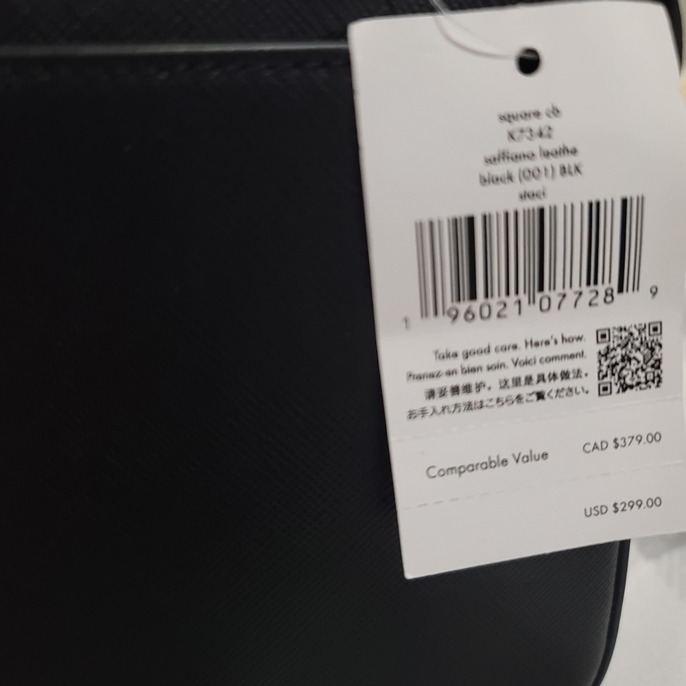 NWT Kate Spade Elegant Black Crossbody Bag - Picture 3 of 8